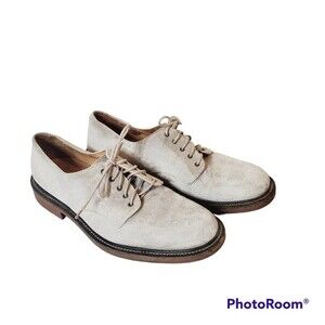 J. Crew Mushroom Suede Genuine Leather Lace-Up Derby loafer oxford Shoes